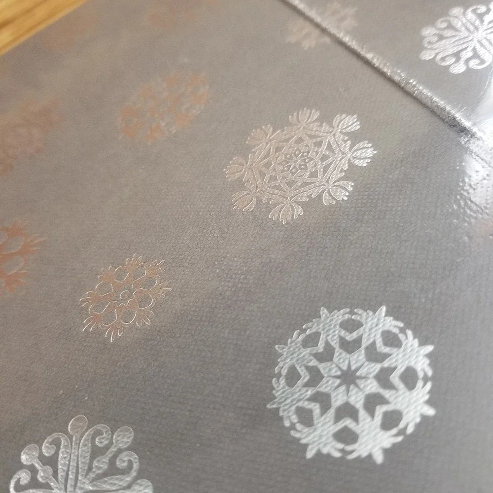 IKEA Snowflake Journal & Wood Pencil Sticky Note Set Pack Bundle Blue Gray